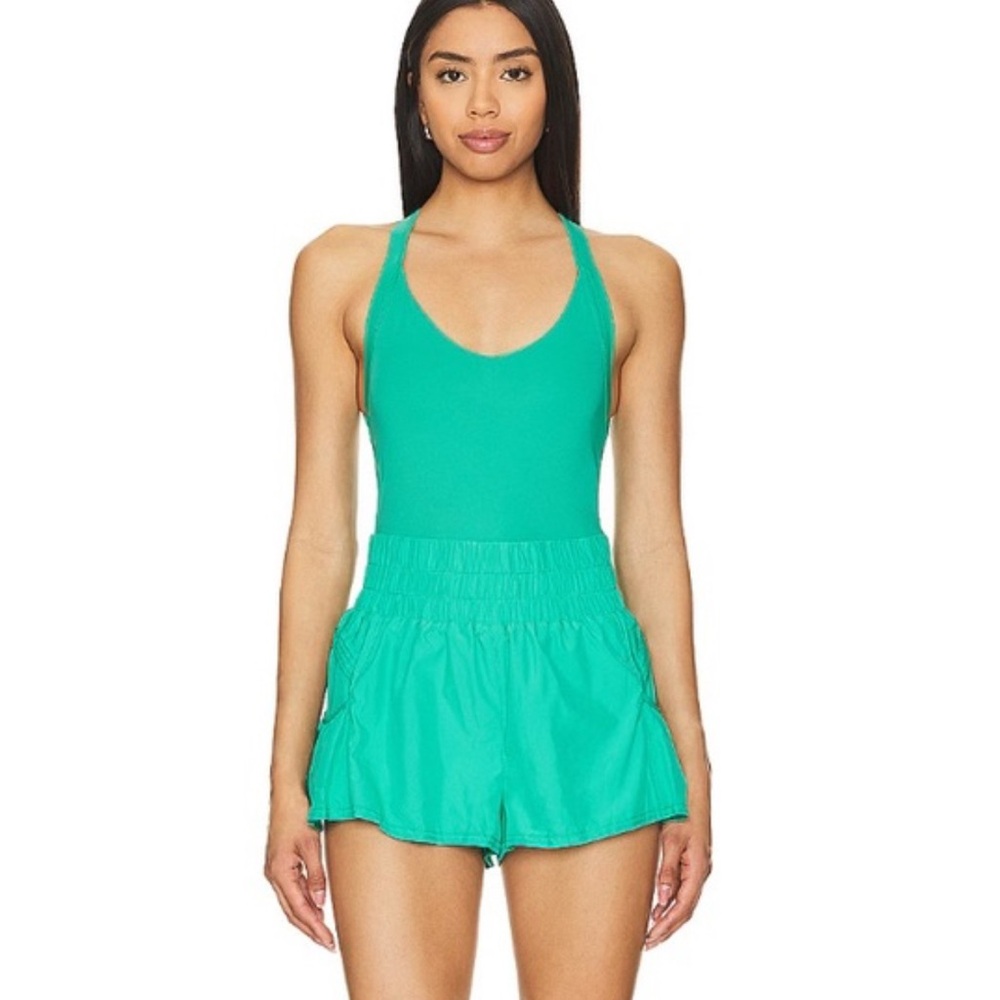 SOLD FP Movement by Free People Vibrant Green Romper